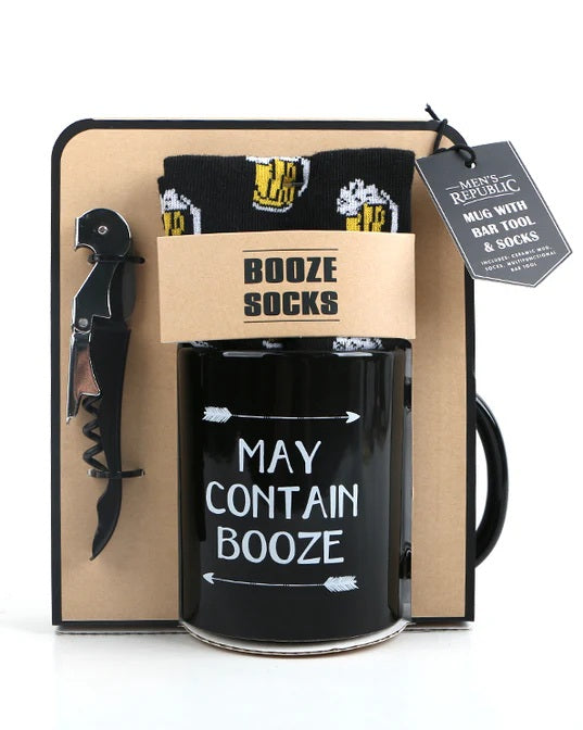 Mens Republic Mug Set - May Contain Booze