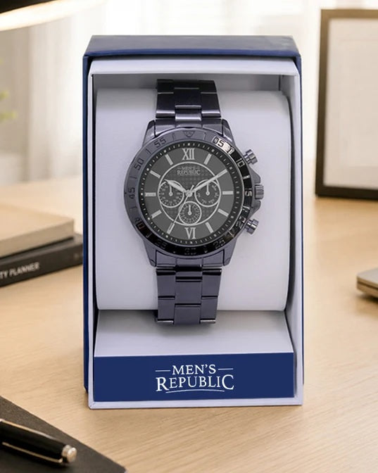 Mens Republic Watch - Signiture Series - Gun Metal