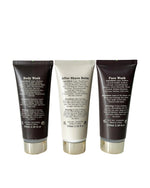 Load image into Gallery viewer, Mens Republic Grooming Kit In Soft Faux Leather Toiletry Bag - 4 Pc Body And Face Wash
