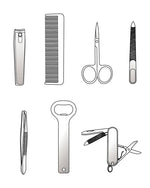 Load image into Gallery viewer, Mens Republic Grooming Kit - 7 Pcs In Foldable Travel Case
