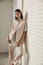 Load image into Gallery viewer, Gingerlilly Telisha Natural Geo Cotton Pj Set [sz:xs]
