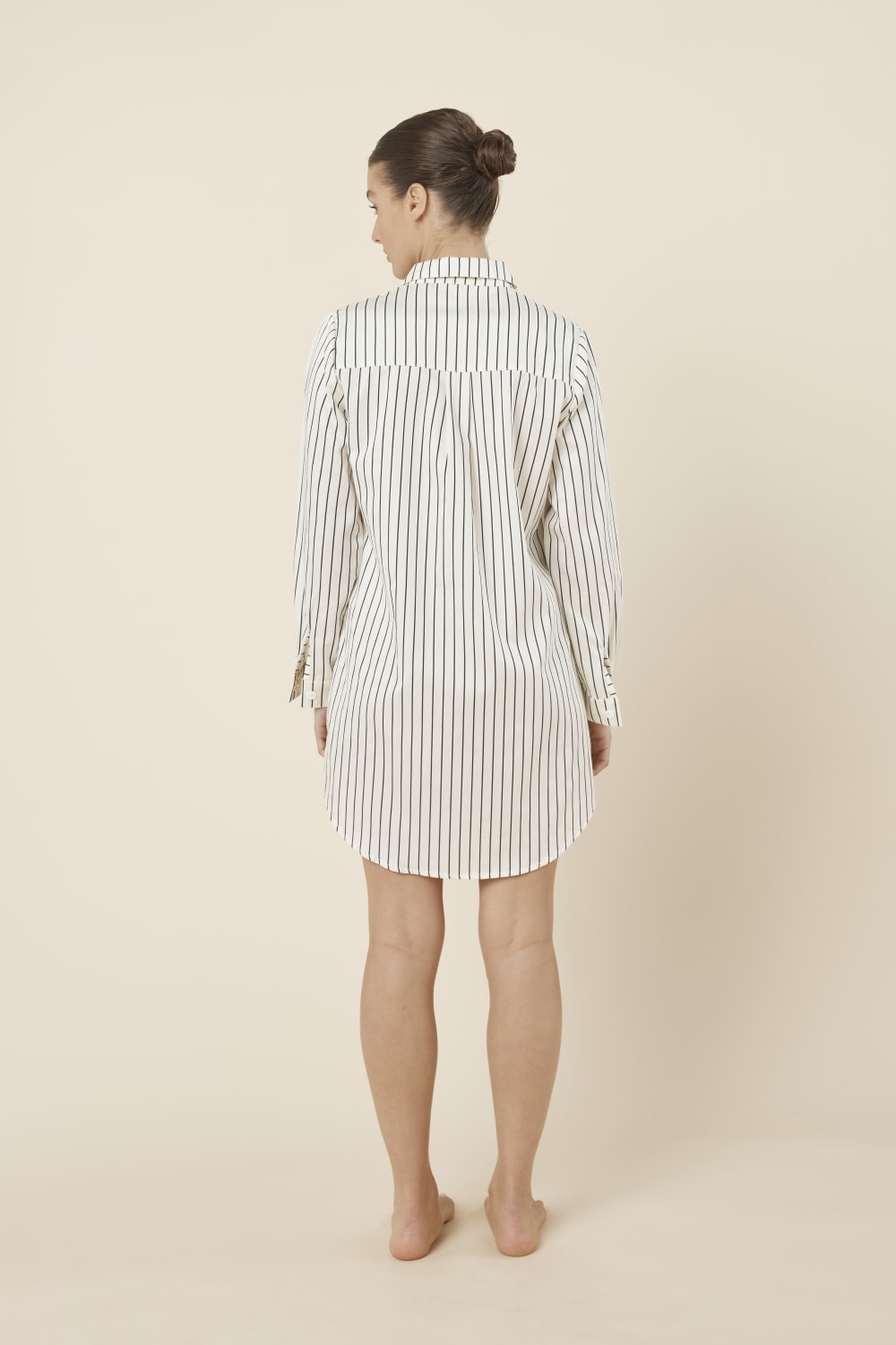 Gingerlilly Lolita Stripe Night Shirt - Ecru [sz:s]