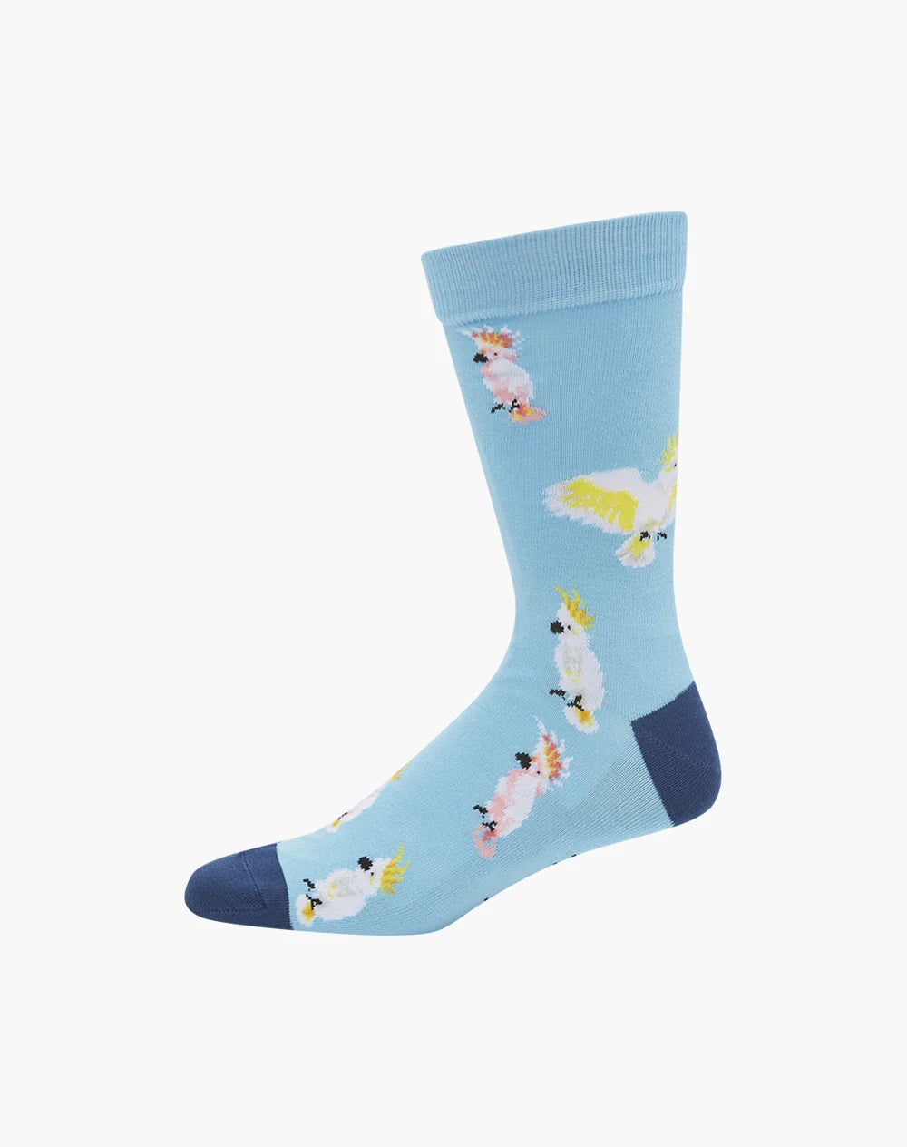 Bamboozld Mens Cockatoo Bamboo Sock Sky