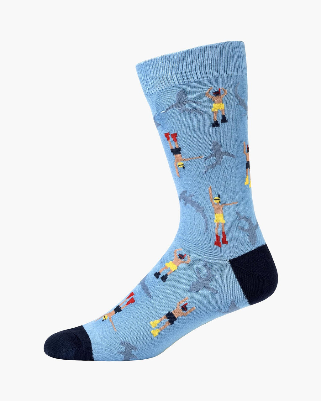 Bamboozld Mens Swim Bamboo Sock Sky R7-11