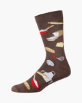 Bamboozld Mens Bakers Gunna Bake Bamboo Sock Twist Brown R7-11