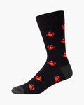 Bamboozld Mens Clawsome Bamboo Sock - Black Sz7-11