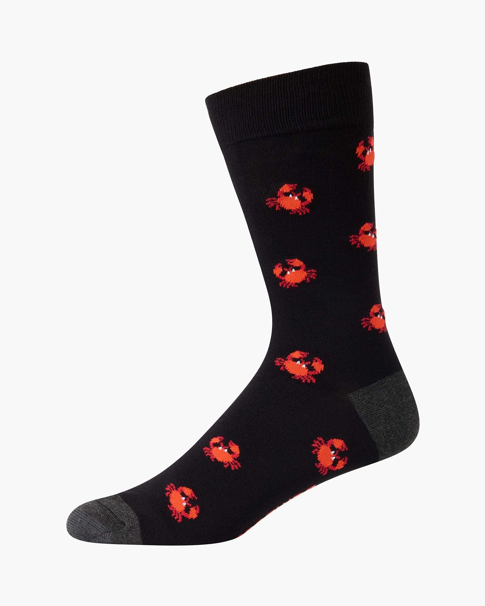 Bamboozld Mens Clawsome Bamboo Sock - Black Sz7-11
