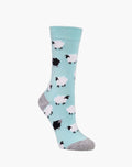 Bamboozld Womens Fluffy Sheep Bamboo Sock Mint W2-8