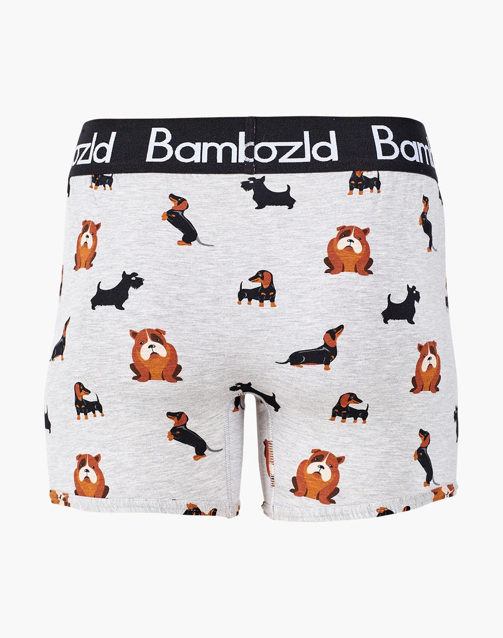 Bamboozld Mens Yappy Days Bamboo Trunk Grey Marle [sz:s]