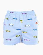 Load image into Gallery viewer, Bamboozld Mens Vintage Cars Blue Bamboo Boxer Short [sz:s]

