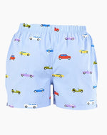 Load image into Gallery viewer, Bamboozld Mens Vintage Cars Blue Bamboo Boxer Short [sz:s]
