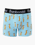 Load image into Gallery viewer, Bamboozld Mens Meerkat Bamboo Trunk Blue [sz:m]
