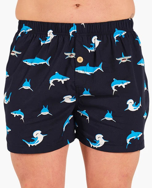 Bamboozld Mens Shark Bamboo Boxer Short [sz:s]