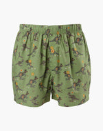 Load image into Gallery viewer, Bamboozld Mens Native Kangaroo Bamboo Boxer Short Sage [sz:s]
