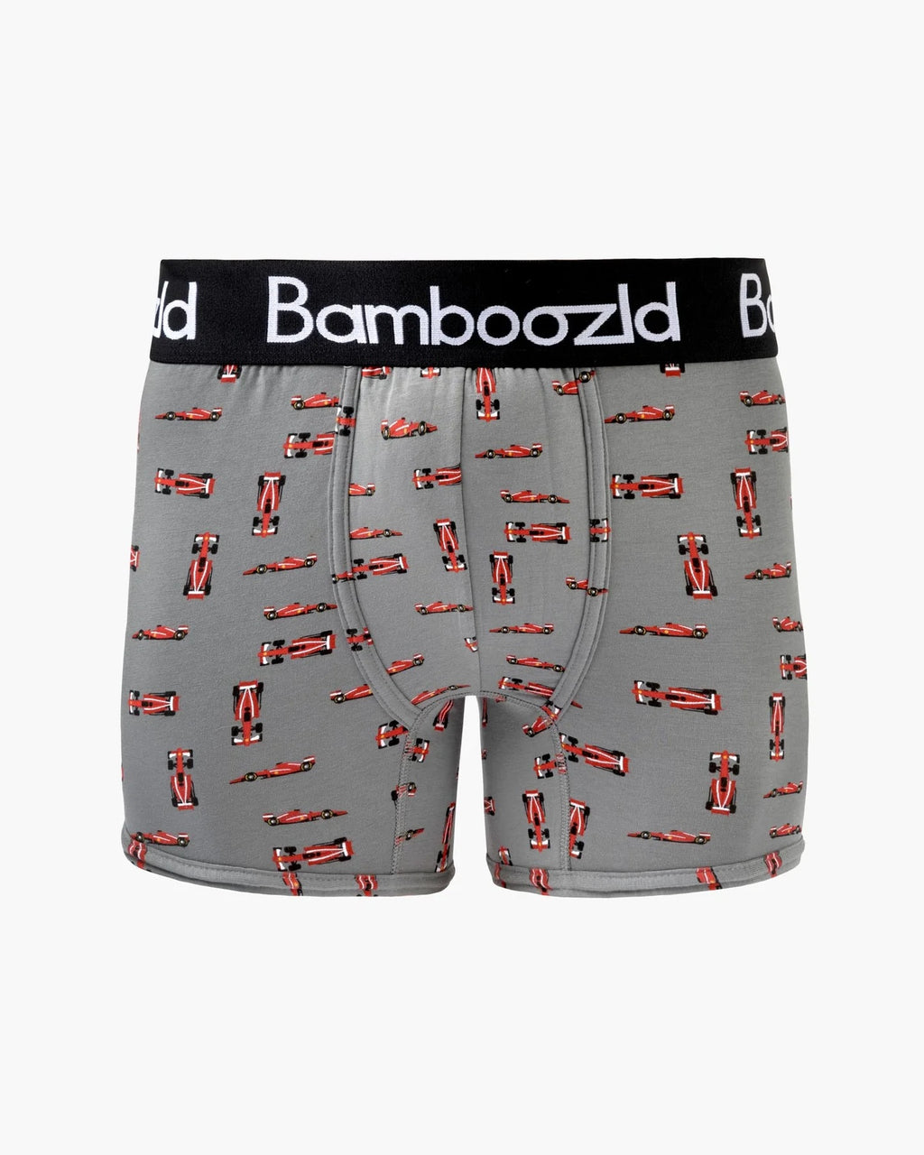 Bamboozld Mens F1 Race Car Bamboo Trunk Charcoal [sz:s]