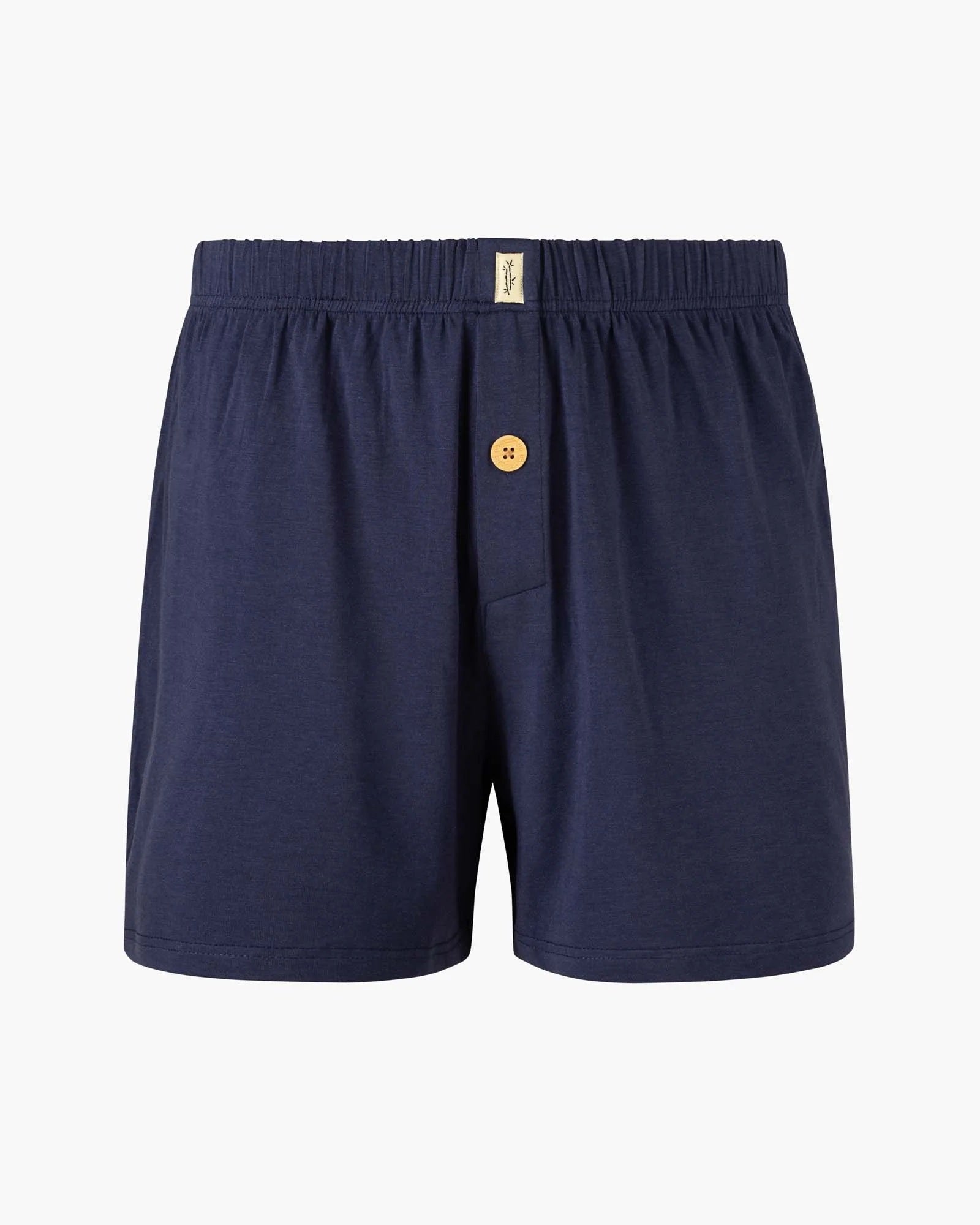 Bamboozld Mens Bamboo Jersey Boxer Short Navy [sz:s]
