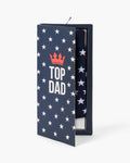 Bamboozld Mens Top Dad Stars Bamboo Sock Card - Navy Sz7-11