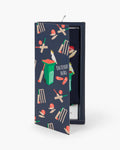 Bamboozld Mens Backyard Hero Bamboo Sock Card - Navy Sz7-11