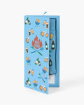 Bamboozld Mens Bbq King Bamboo Sock Card - Sky Sz7-11