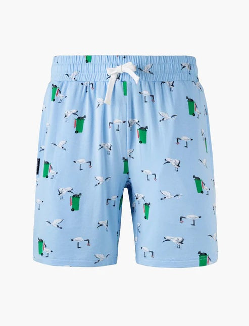 Bamboozld Mens Bin Chicken Bamboo Jersey Sleep Short [sz:s]