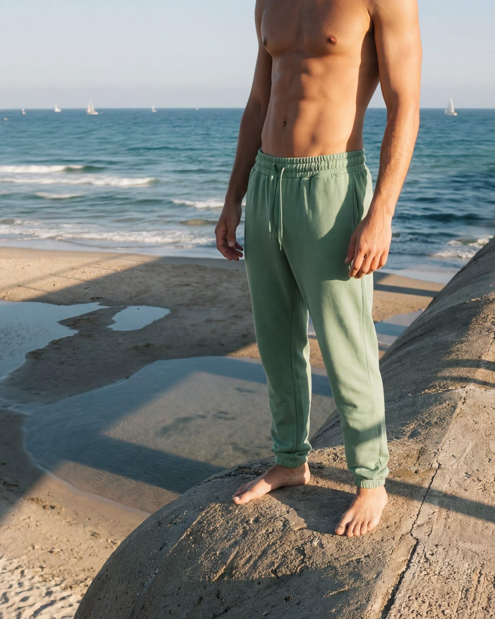 Bamboozld Mens Comfy Bamboo Jersey Sleep Pant Sage [sz:s]