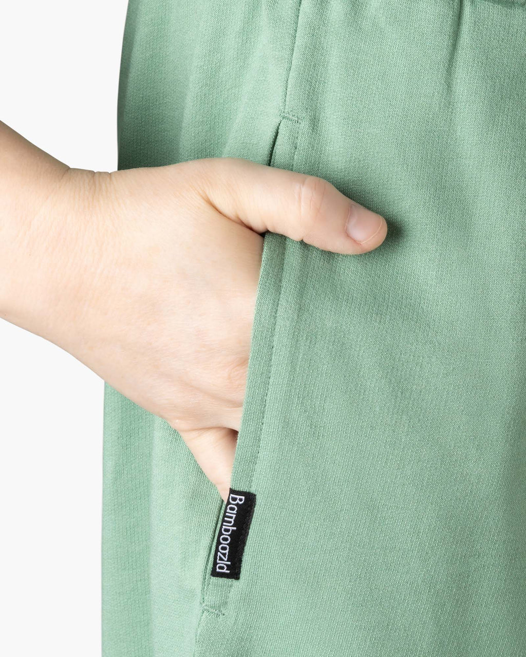 Bamboozld Mens Comfy Bamboo Jersey Sleep Pant Sage [sz:s]