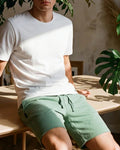 Bamboozld Mens Comfy Bamboo Jersey Sleep Short Sage [sz:s]