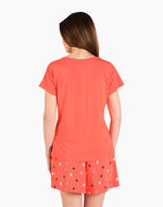 Load image into Gallery viewer, Bamboozld Womens Comfy Bamboo Sleep Tee Coral *sale*
