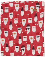 Load image into Gallery viewer, Kip &amp; Co Hohoho Red Linen Tablecloth Standard Rectangular
