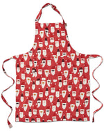 Load image into Gallery viewer, Kip &amp; Co Hohoho Red Linen Apron One Size
