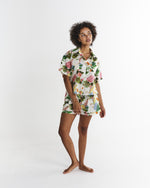 Load image into Gallery viewer, Kip &amp; Co Bouquet Beauty Organic Cotton Short Sleeve Shirt &amp; Pant Pyjama Set 14
