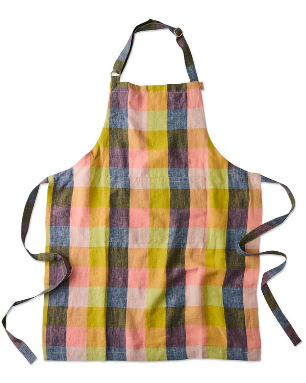 Kip & Co Florida Tartan Apron One Size
