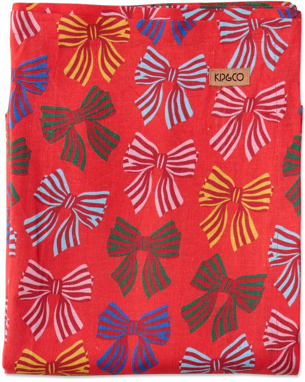 Kip & Co Festive Bow Tablecloth Standard Rectangular