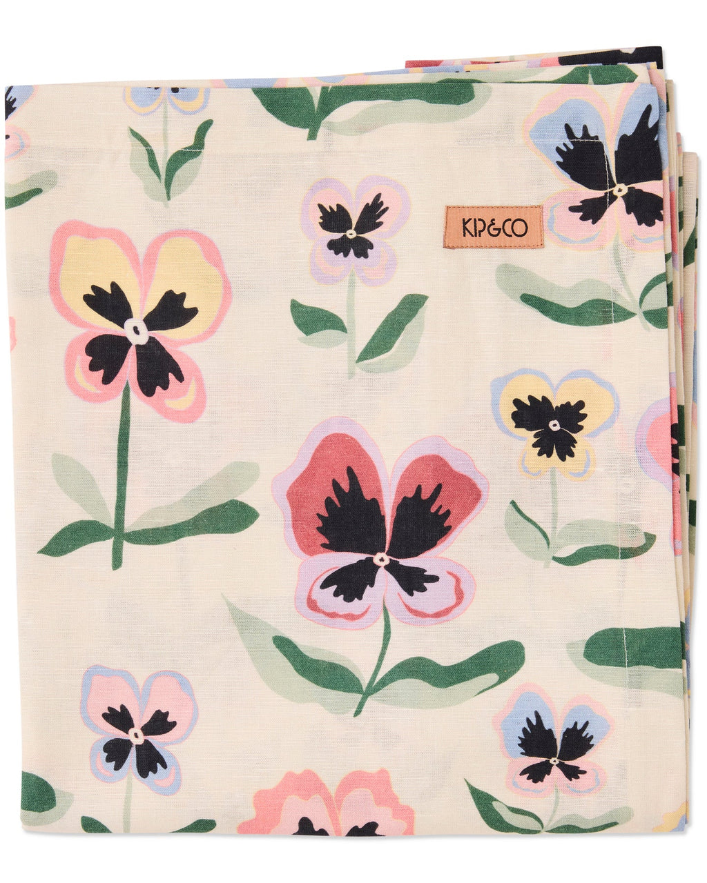 Kip & Co Pretty Pansy Tablecloth Standard Rectangular