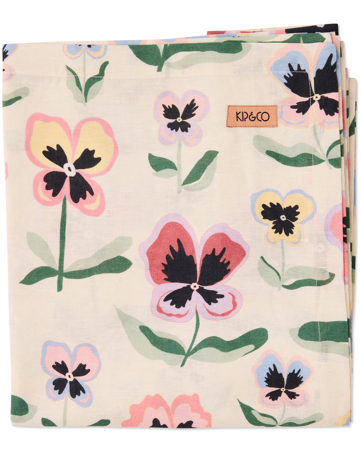Kip & Co Pretty Pansy Tablecloth Standard Rectangular