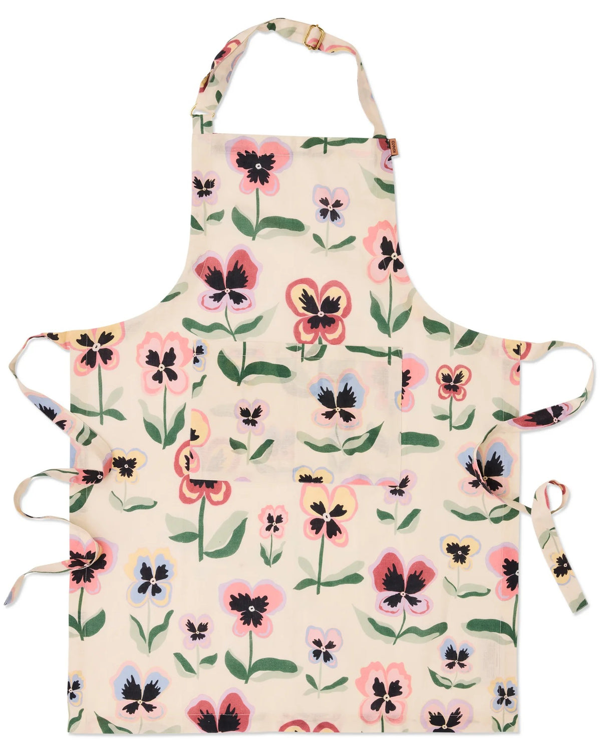 Kip & Co Pretty Pansy Apron One Size