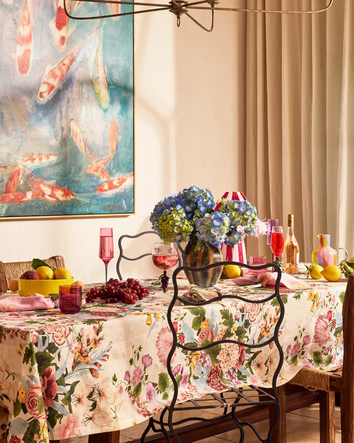 Kip & Co Belle Floral Tablecloth Standard Rectangular