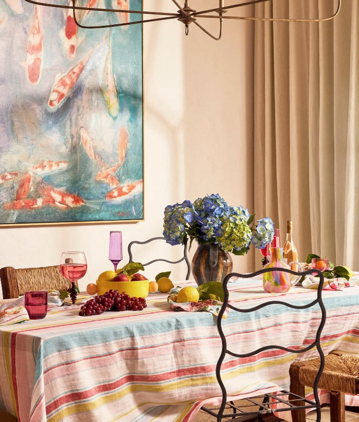 Kip & Co Bellissimo Stripe Tablecloth Standard Rectangular