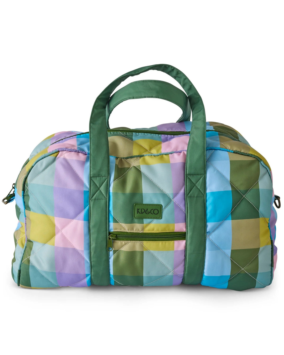 Kip & Co Sorbet Tartan Duffle Bag One Size