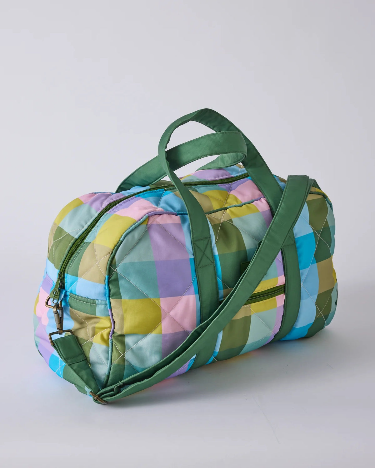 Kip & Co Sorbet Tartan Duffle Bag One Size