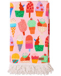 Kip & Co Gelato Printed Terry Beach Towel One Size