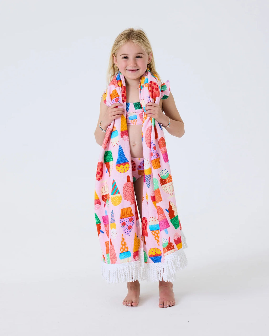 Kip & Co Gelato Printed Terry Beach Towel One Size