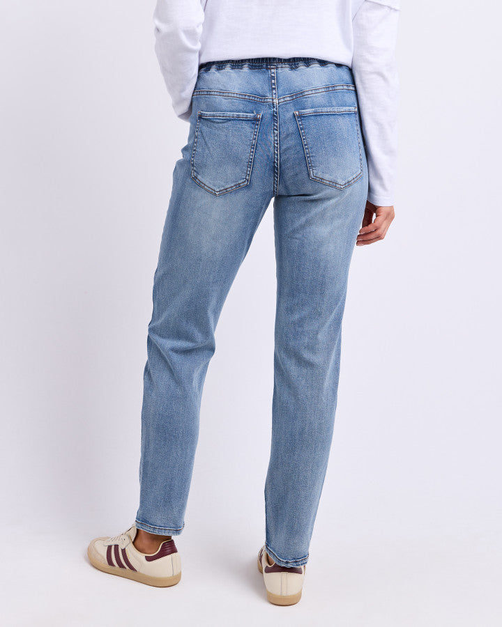 Foxwood Juliette Jogger Jean Light Blue [sz:8]