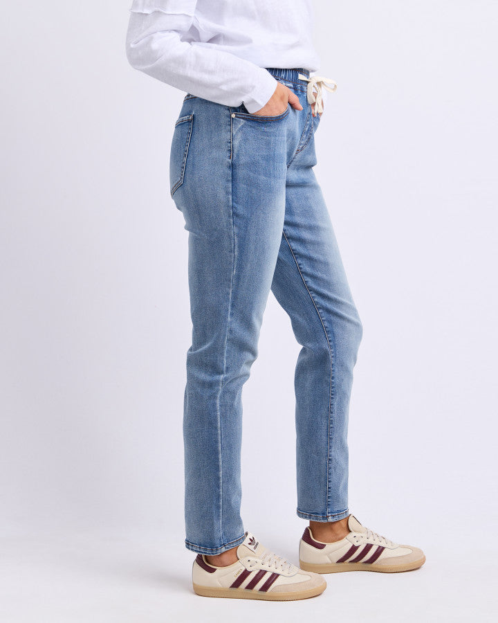 Foxwood Juliette Jogger Jean Light Blue [sz:8]