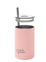 Load image into Gallery viewer, Frank Green Iced Coffee Cup With Straw 425ml Blushed
