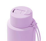 Load image into Gallery viewer, Frank Green 1l Stainless Steel Reusable Bottle Lilac Haze With Flip Straw Lid
