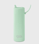 Load image into Gallery viewer, Frank Green 595ml Ceramic Reusable Bottle Mint Gelato With Flip Straw Lid
