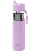 Load image into Gallery viewer, Frank Green 595ml Ceramic Reusable Bottle Lilac Haze With Flip Straw Lid Lilac Haze
