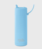 Load image into Gallery viewer, Frank Green 595ml Ceramic Reusable Bottle Sky Blue With Flip Straw Lid

