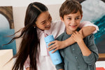 Load image into Gallery viewer, Frank Green 595ml Ceramic Reusable Bottle Sky Blue With Flip Straw Lid
